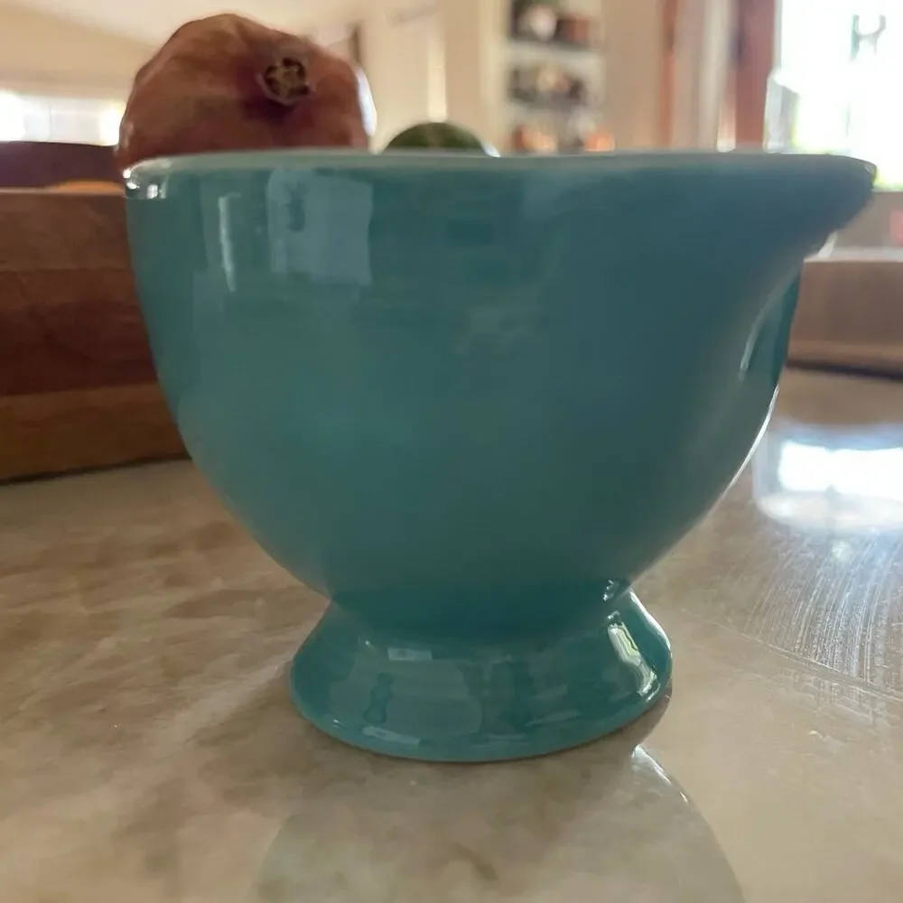 vintage Fiesta ware turquoise creamer PRE 86